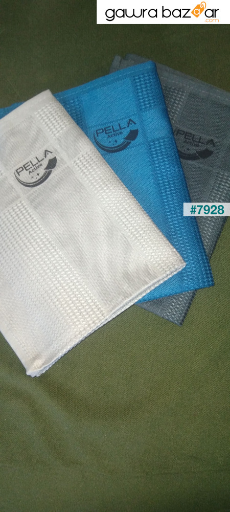 قطعة قماش للتنظيف من الألياف الدقيقة مكونة من 3 قطع يمكن استخدامها مع مبيض Pella Active (الأول في العالم)