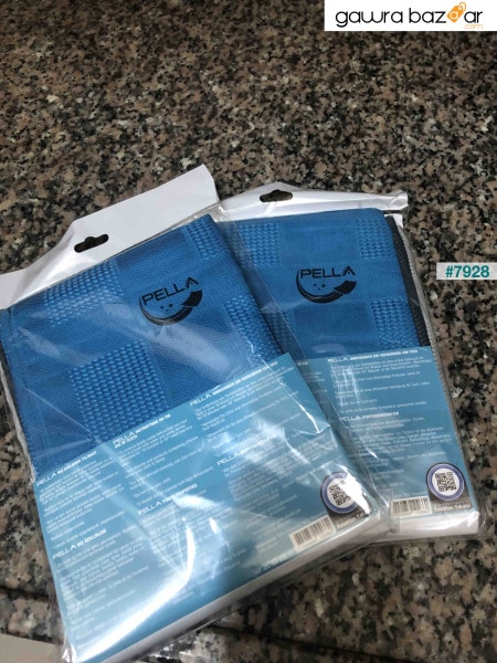 قطعة قماش للتنظيف من الألياف الدقيقة مكونة من 3 قطع يمكن استخدامها مع مبيض Pella Active (الأول في العالم)