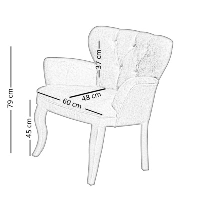 خشبية Bergere Nubuck النسيج خشبية الجوز الساق واسعة مقعد خشبي الساق كرسي كرسي نمط العرقية