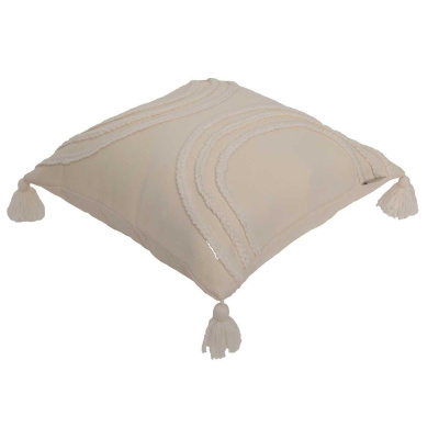 غطاء وسادة بوهيمي مطرز بشراشيب ، k-117
