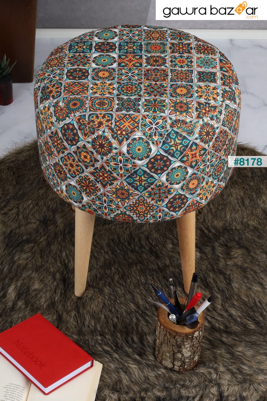 Etna Mangala (4 أرجل) أريكة متعددة الأغراض من خشب الزان بتصميم خاص PufyHome 1