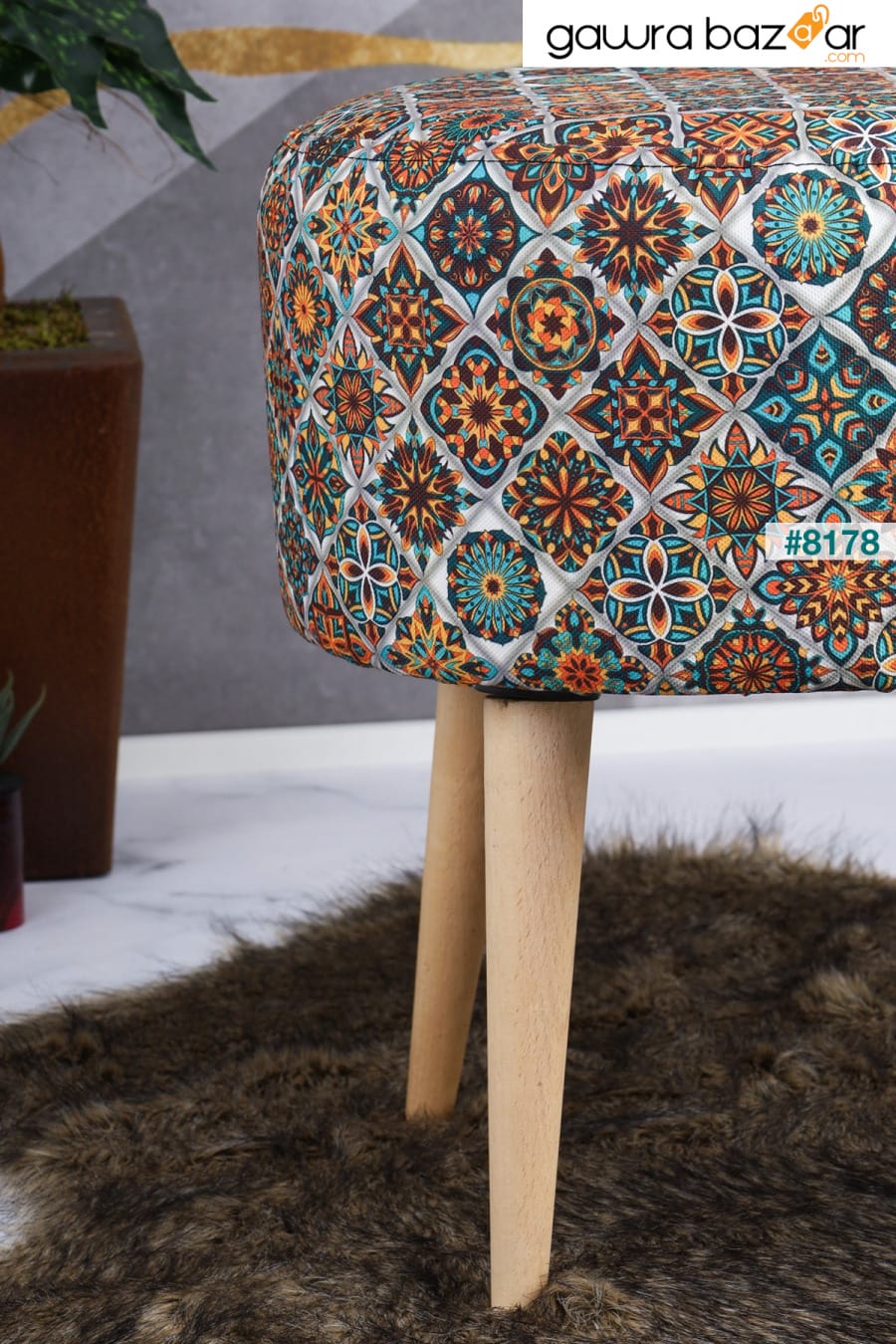 Etna Mangala (4 أرجل) أريكة متعددة الأغراض من خشب الزان بتصميم خاص PufyHome 4