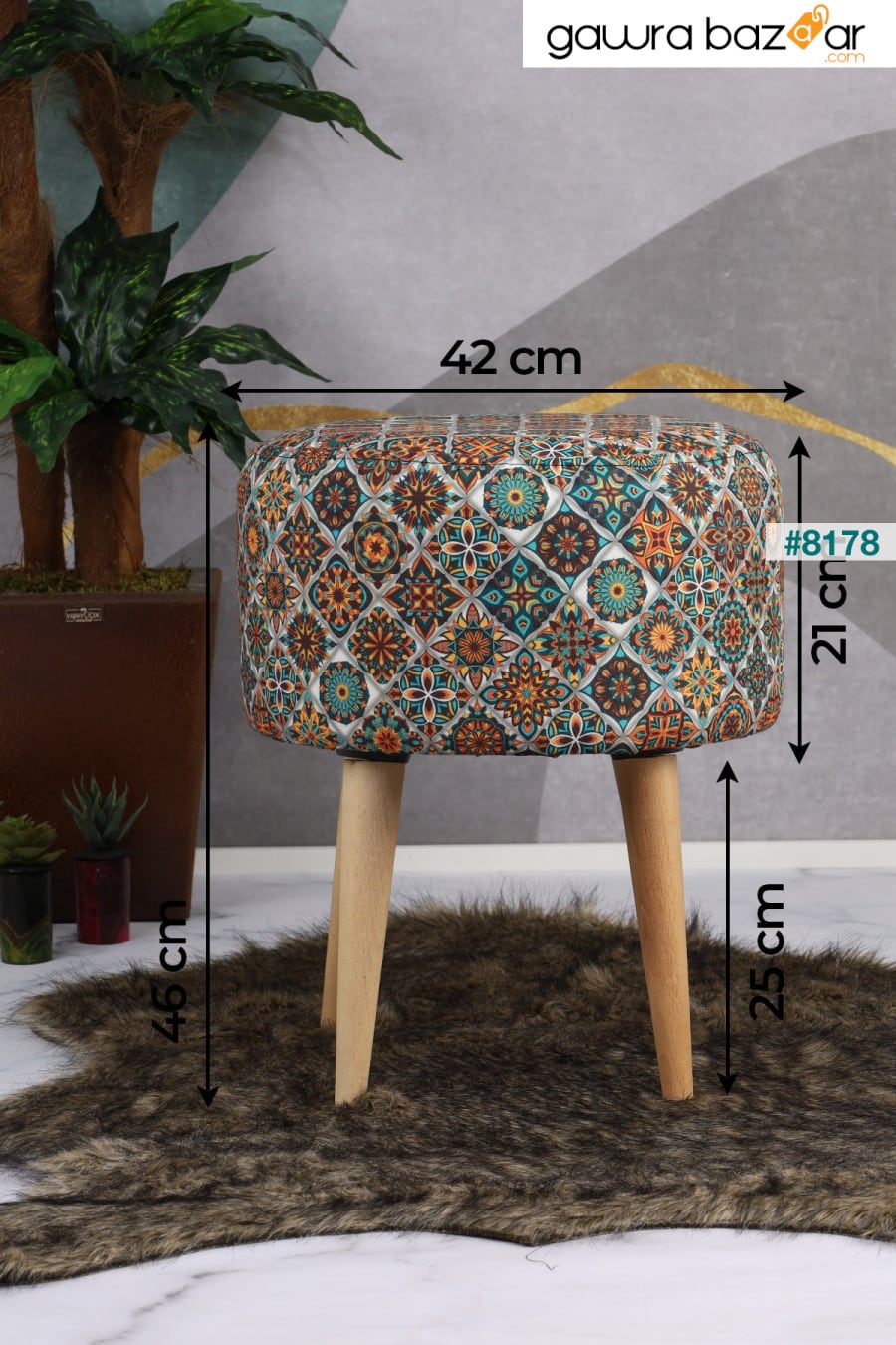 Etna Mangala (4 أرجل) أريكة متعددة الأغراض من خشب الزان بتصميم خاص PufyHome 5