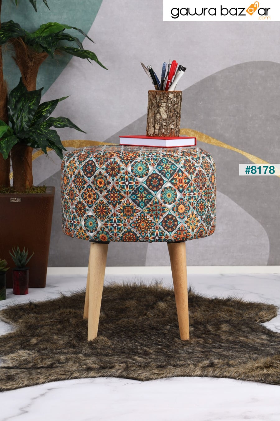 Etna Mangala (4 أرجل) أريكة متعددة الأغراض من خشب الزان بتصميم خاص PufyHome 2