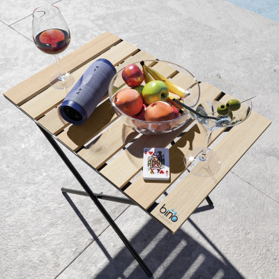 طاولة مطبخ قابلة للطي ارتفاع قابل للتعديل طاولة تخييم خشبية طاولة نزهة طاولة شرفة