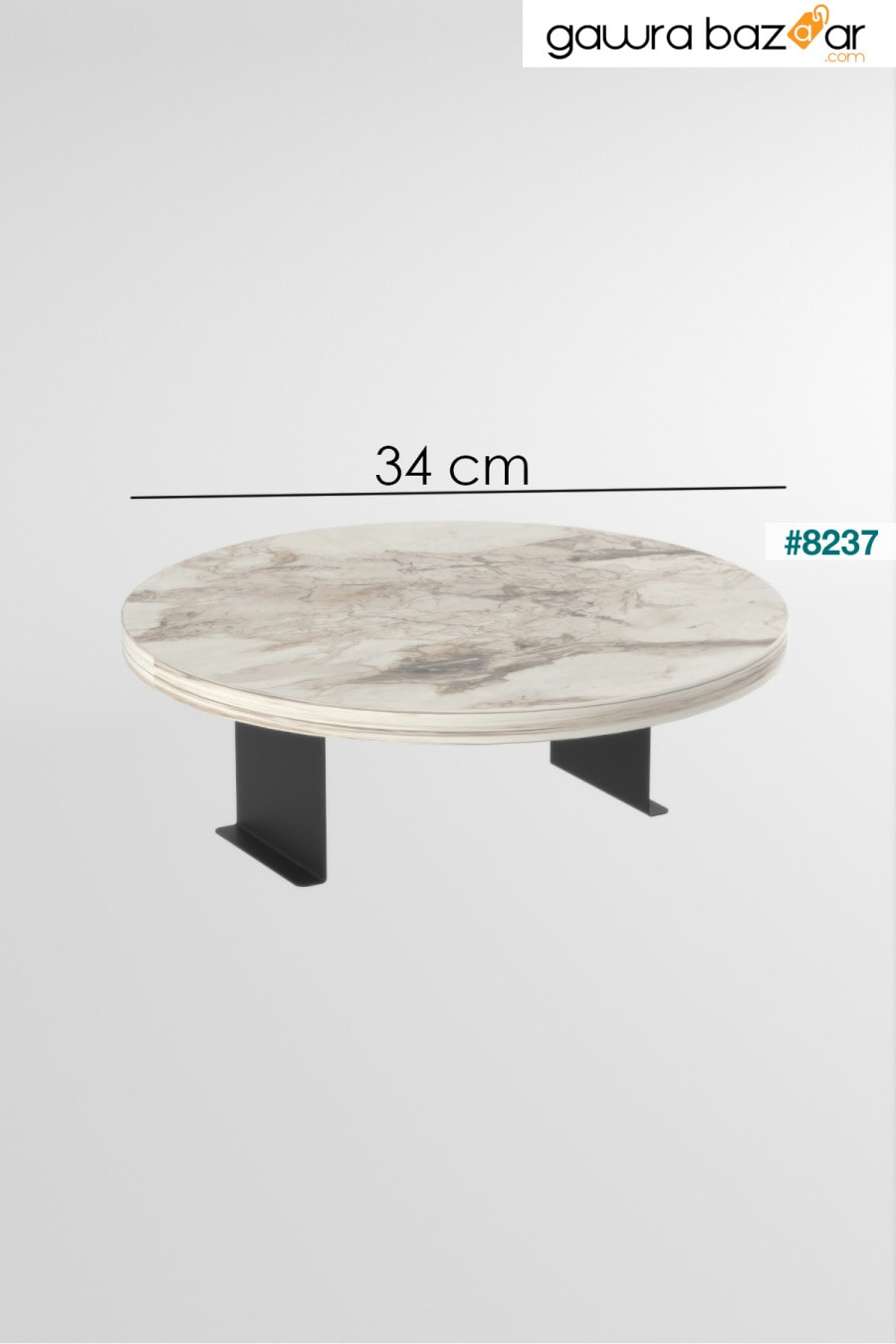 طاولة جانبية، صينية قابلة للتعديل، صينية ديكور حديثة، الصنوبر الأطلسي GOLDFALEZ 6