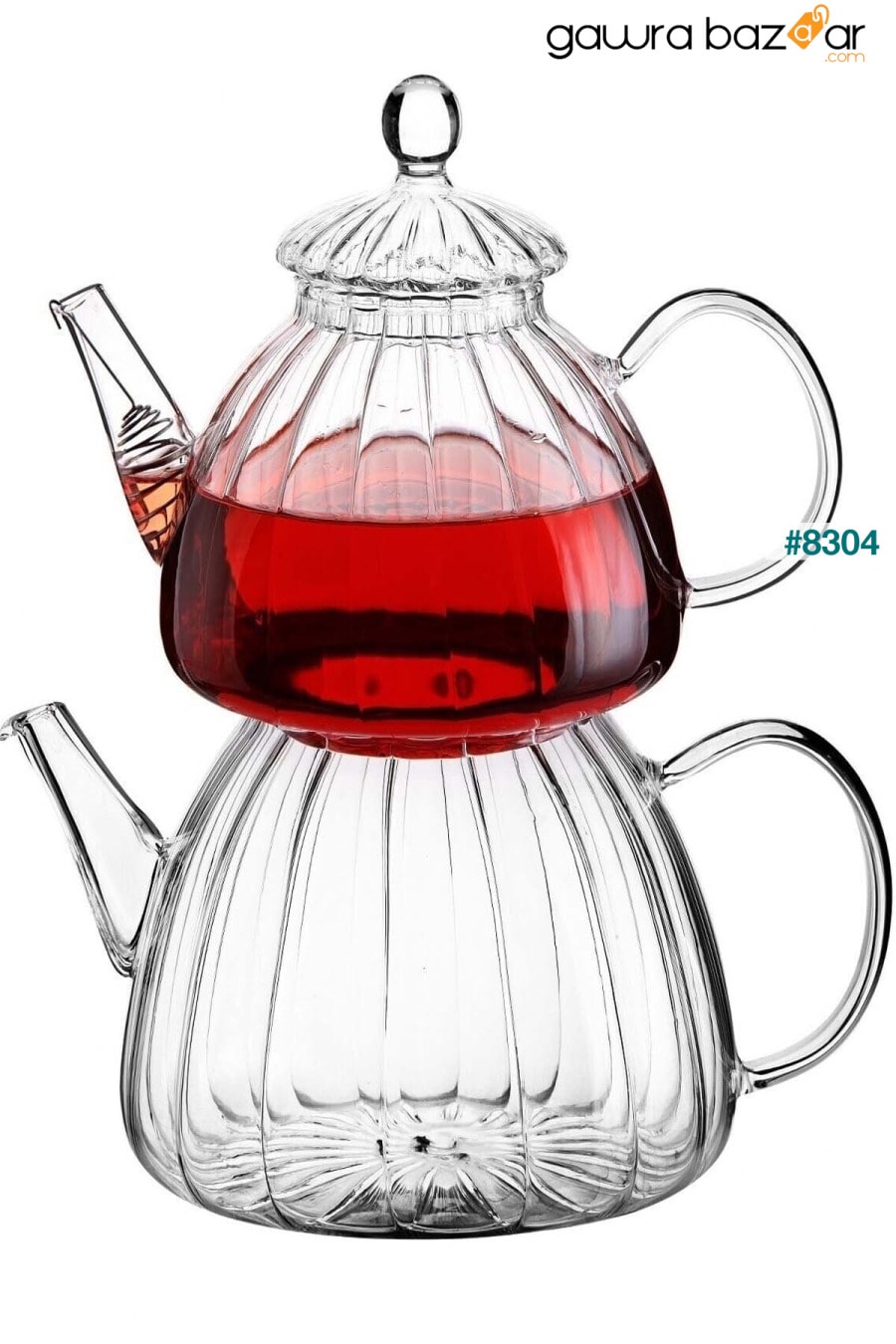 مجموعة إبريق الشاي الزجاجي المقاوم للحرارة من ناندو SepetçiBaba 0