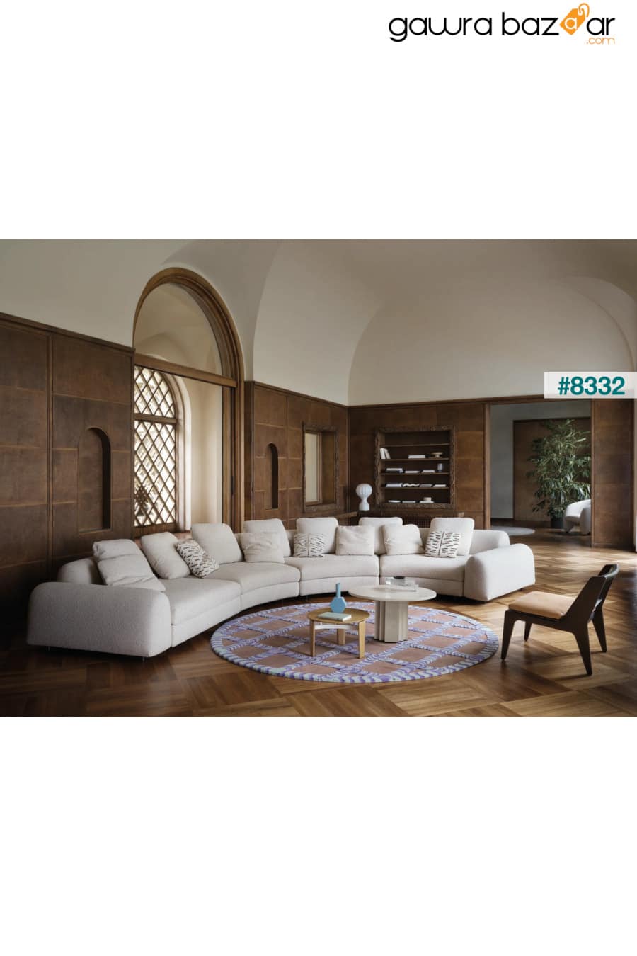 Parlex-A طقم أريكة تيدي بيضاوي الشكل مكون من 5 قطع من طاولة القهوة في غرفة المعيشة ومجموعة L في الزاوية الوظيفية Passion 0