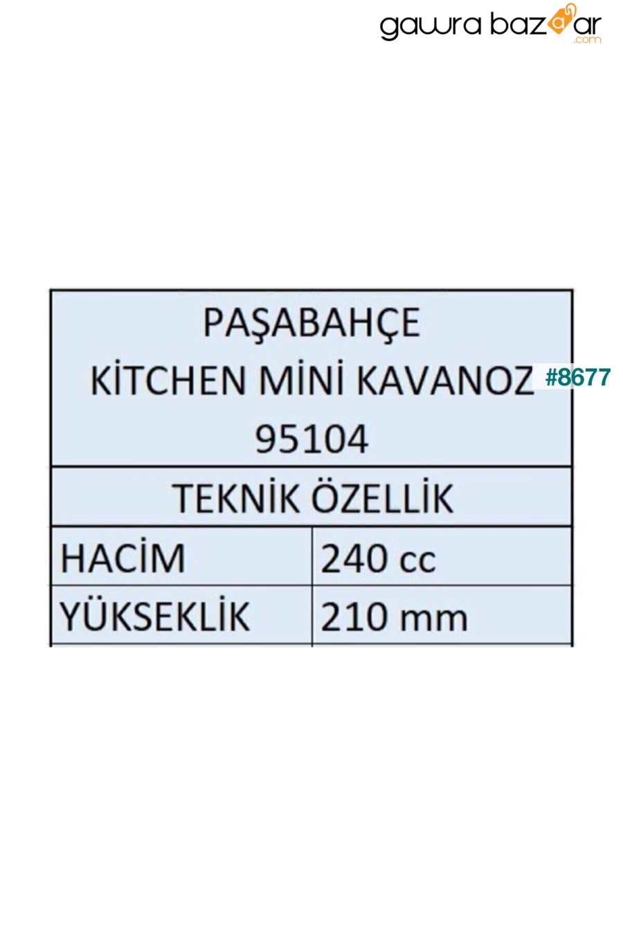 95104 برطمان بهارات مطبخ صغير 240 سي سي - 12 قطعة Paşabahçe 2