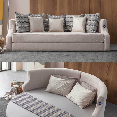 أريكة سرير مستديرة ذكية من Letto Vip