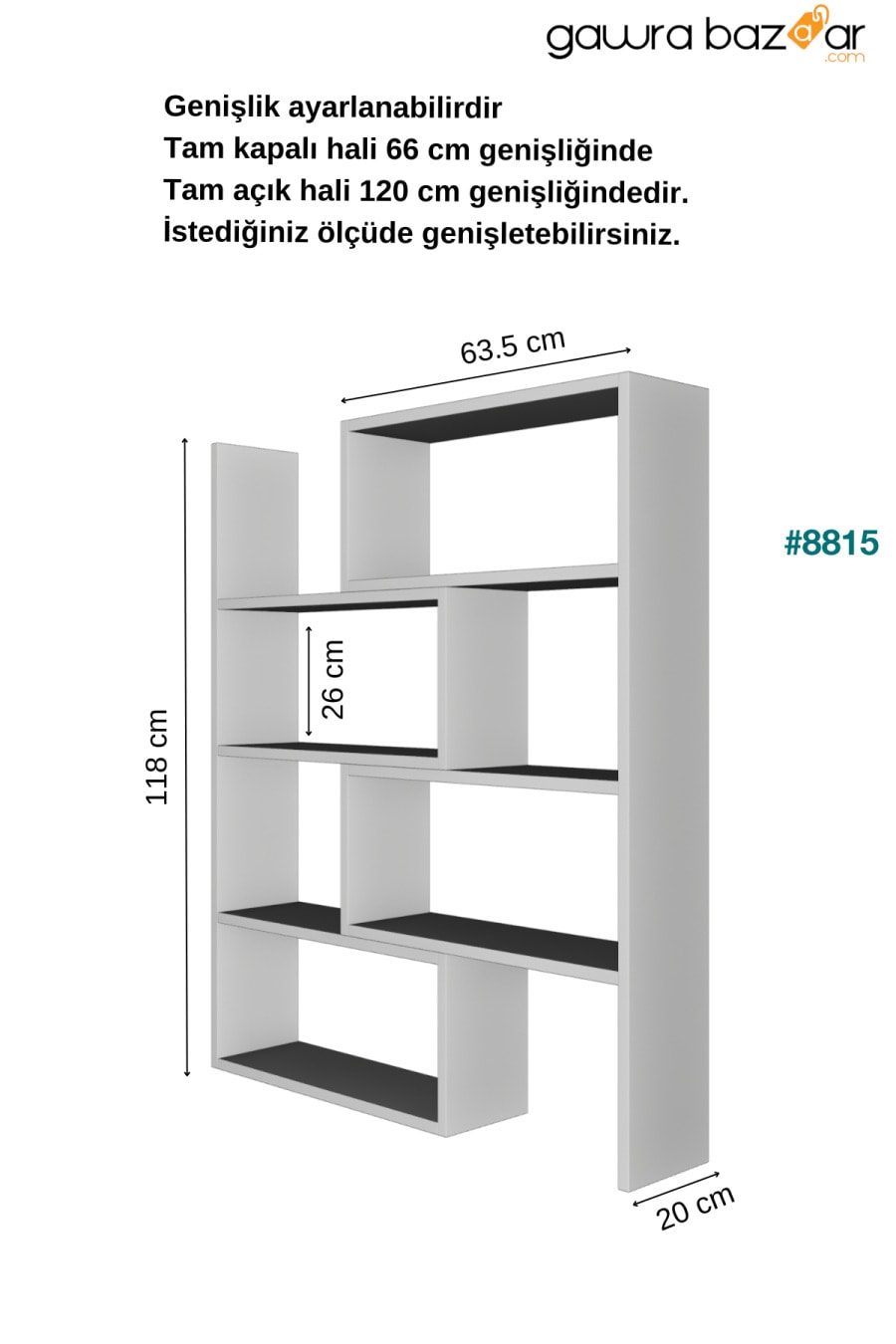 خزانة الكتب المزخرفة السحرية الوظيفية، خزانة الكتب الزاوية Lefkas Oak dekoronya 5