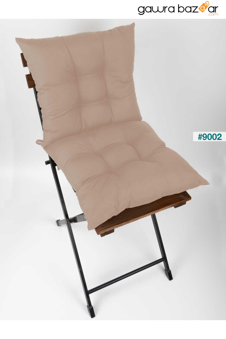 وسادة كرسي Pofidik مزخرفة مكونة من 4 قطع باللون البني مقاس 40x40 ElginHomeCollection 3