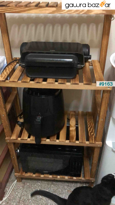 مطبخ Bangosu خشبي متعدد الأغراض خزانة مطبخ خزانة حمام Mob182