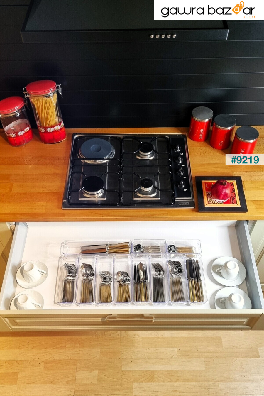 مجموعة من 11 أدوات مائدة للدرج في المطابخ المعيارية color house 2