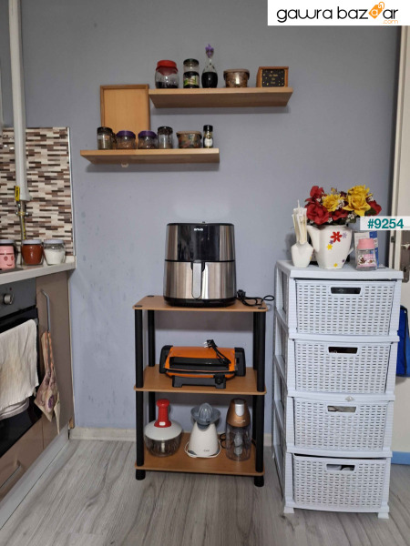 خزائن المطبخ متعددة الأغراض، رف المطبخ، خزانة منظم المطبخ والرف، خزانة المطبخ،