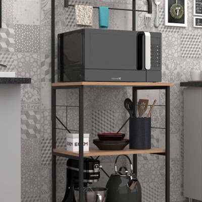 خزانة مطبخ متعددة الأغراض، خزانة فرن بانغو، فرن ميكروويف، خزانة فرن صغيرة، خزانة مطبخ