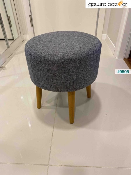 Neta Home Gri Pouf &amp; Bench &amp; Tabure