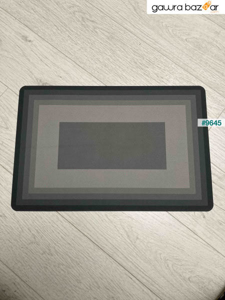 سجادة حمام ماجيك ماصة للوضوء بقاعدة مربعة غير قابلة للانزلاق 3.5 مم 40x60
