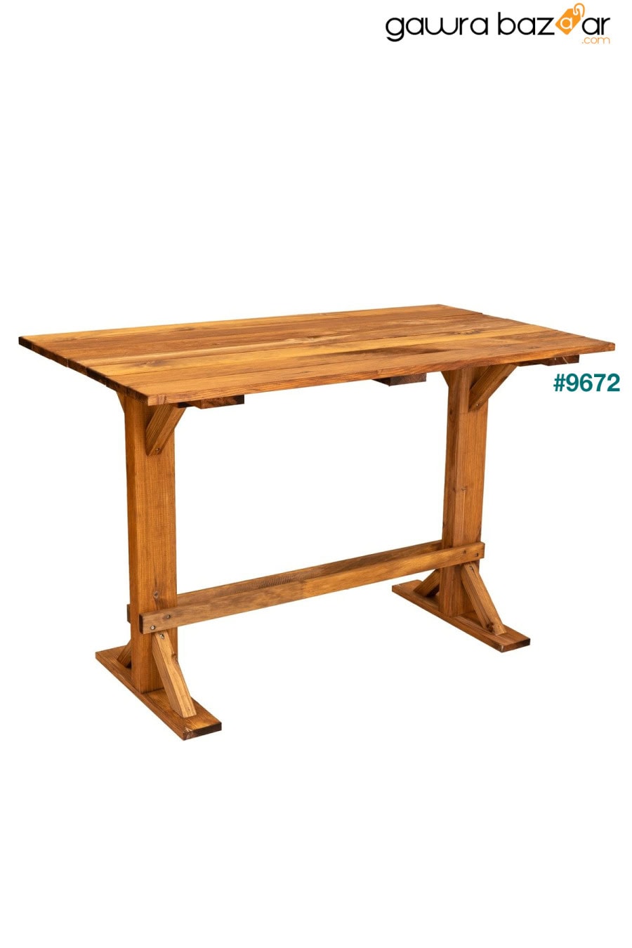 طاولة طعام خشبية للحديقة مقاس 110×63 سم pinoxi 2