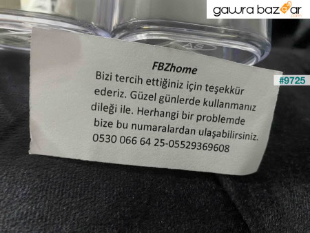 عبوتان من موزع قطن أكريليك شفاف للمكياج قطن وقطن 250 مل