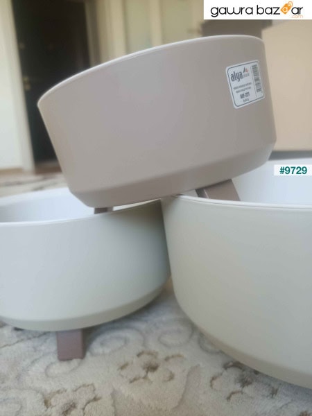 طقم أوعية زهور مكون من 3 قطع من طراز Tripot