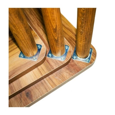 مخرطة خشب طاولة التعشيش بأرجل الجوز Kr 2067