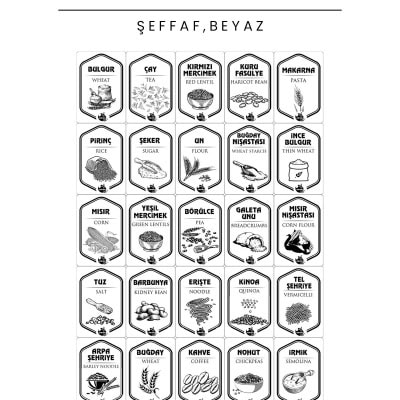 مجموعة من 24 حاوية تخزين طعام مربعة تحمل علامة Modernity (1750 مل × 6 - 1200 مل × 6 - 550 مل × 6 - 450 × 6)
