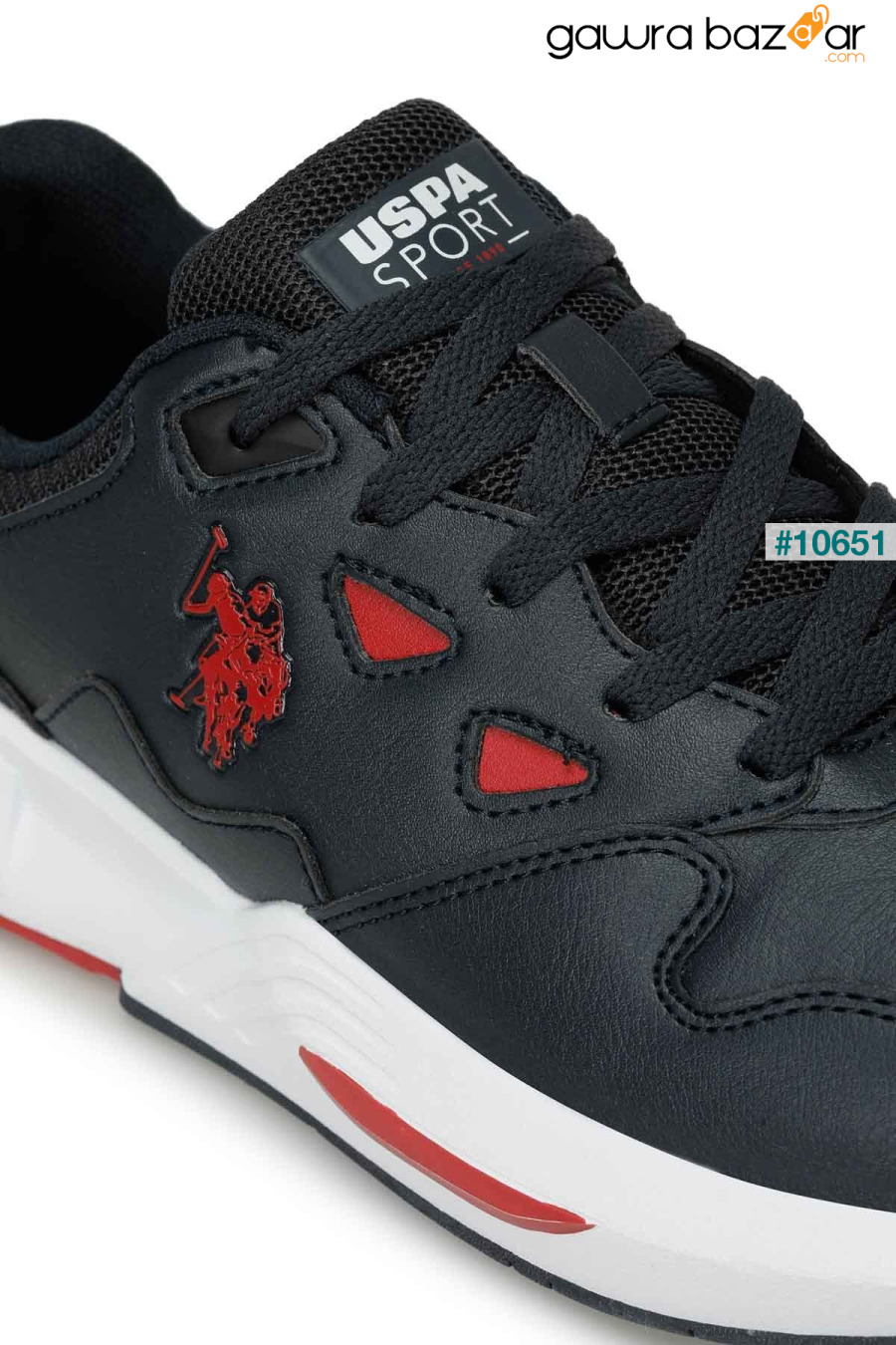 حذاء رياضي رجالي من VICE 3PR باللون الأزرق الداكن US Polo Assn 6