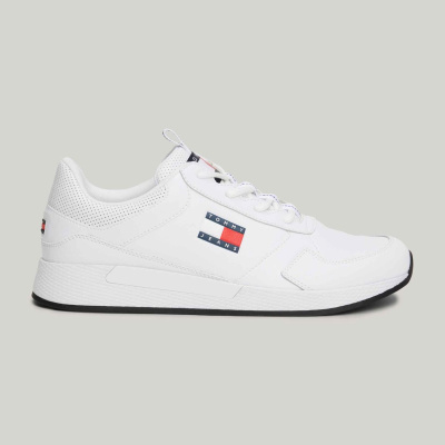 حذاء رياضي رجالي أبيض TOMMY JEANS FLEXI RUNNER