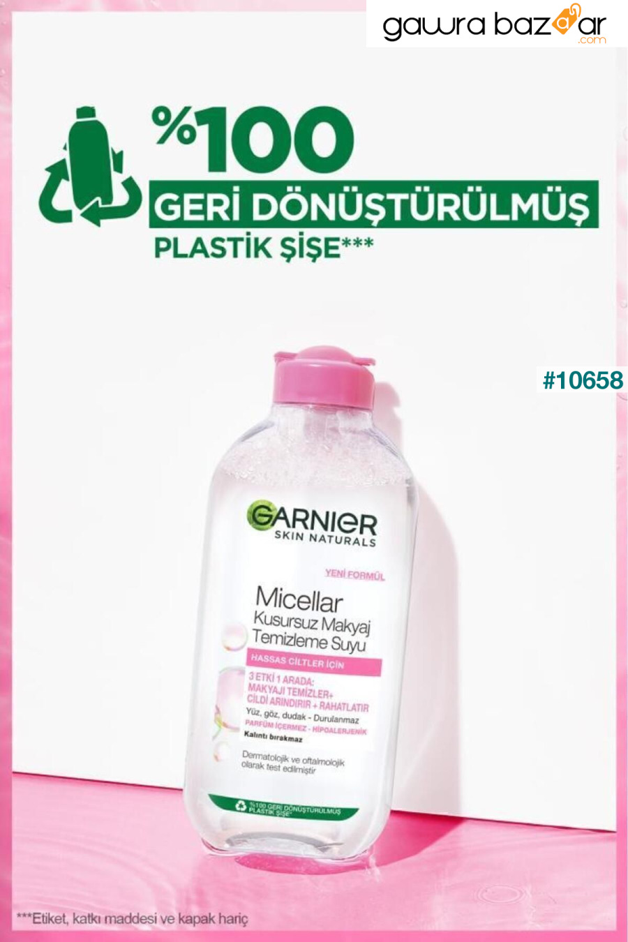 ماء ميسيلار بيرفكت لتنظيف المكياج 200 مل Garnier 4