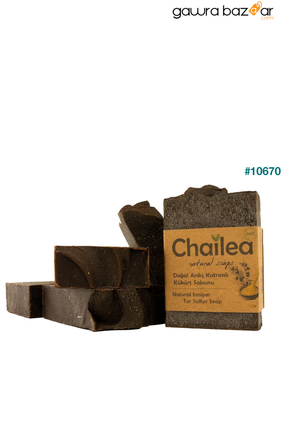 صابون القطران والكبريت الطبيعي للجرب والقشرة 100 جرام Chailea 4