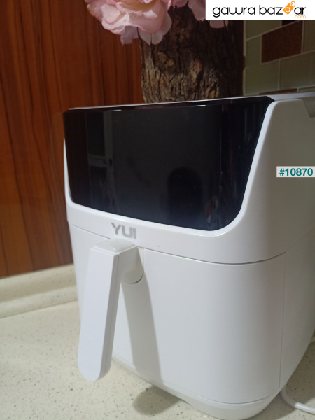 مقلاة هوائية سعة 5.5 لتر لون أبيض M25 Maxifry Pro Smart Fryer