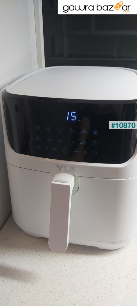 مقلاة هوائية سعة 5.5 لتر لون أبيض M25 Maxifry Pro Smart Fryer