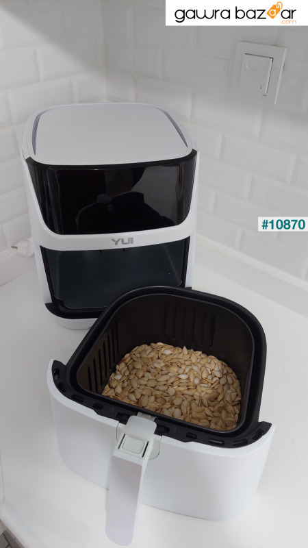 مقلاة هوائية سعة 5.5 لتر لون أبيض M25 Maxifry Pro Smart Fryer