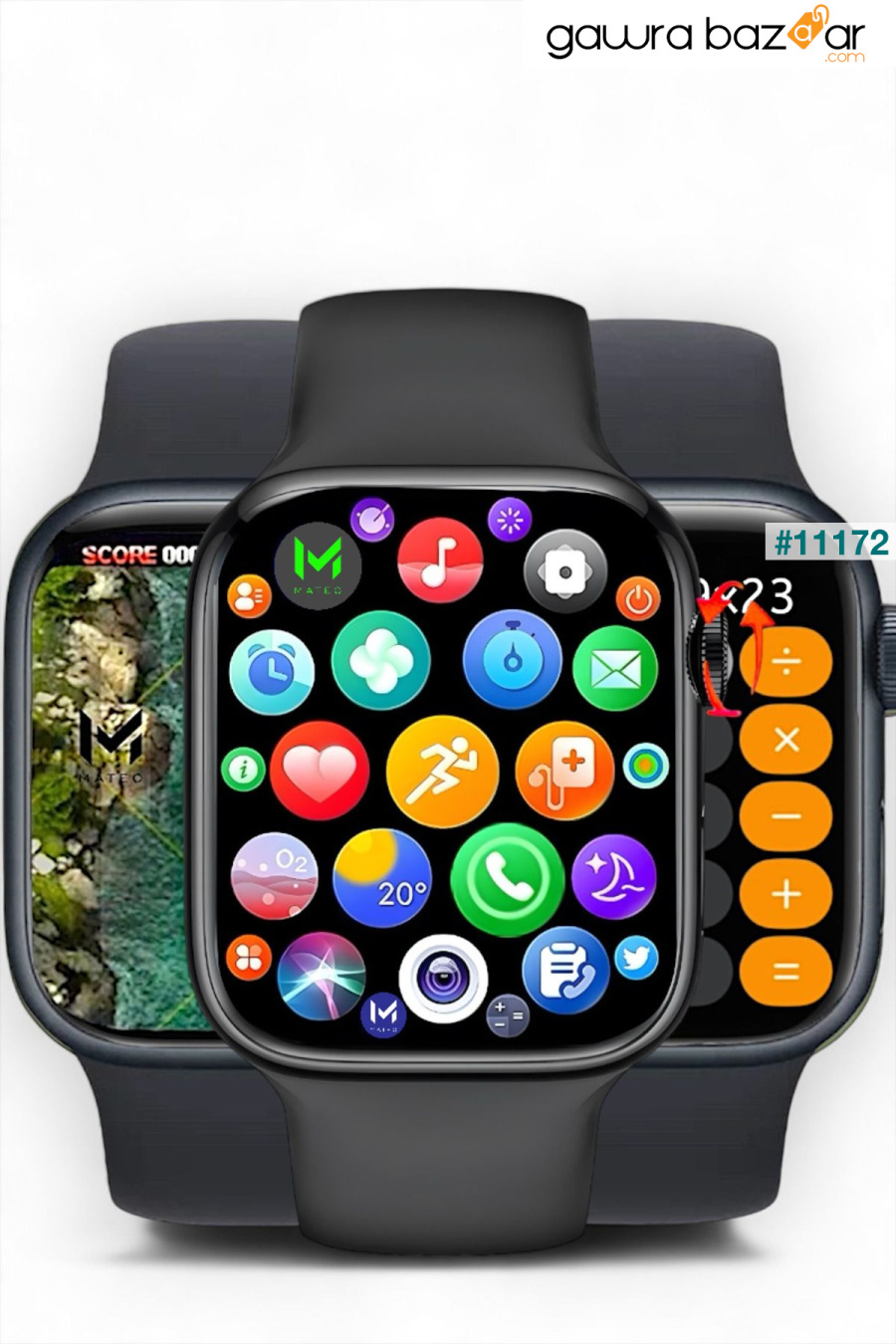 ساعة ذكية الجيل الجديد T700s Watch 7 Series IOS Android متوافقة مع بلوتوث استقبال إشعارات المكالمات MATEO 0